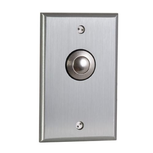 Camden CM-9080/2 7/8\\" Vandal Resistant Push/Exit Switch with Wheelchair Symbol, Aluminum