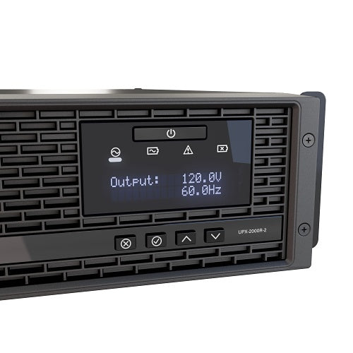 Middle Atlantic UPX-2000R-2 NEXSYS Series 20A UPS Battery Backup Power System with Bank Outlet Control, 2000VA, 2U
