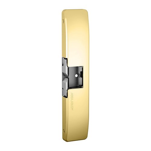 HES 9500-606 Surface Mounted Electric Strike Fire Rated, 12-24VDC, Satin Brass
