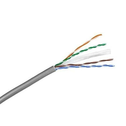 Hubbell HC6SRGY NEXTSPEED CAT6 Cable, Riser, 550 MHz, 1000\' Spool, Gray