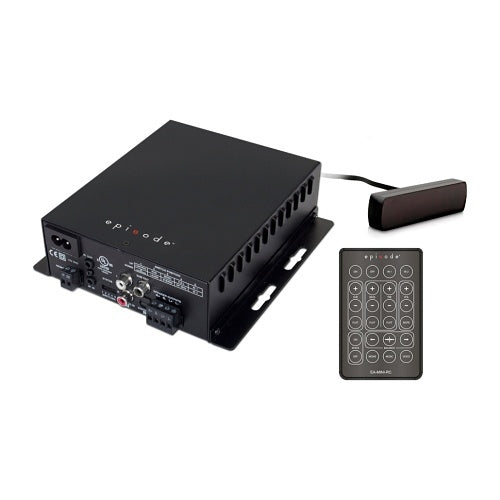 Episode KIT-EA-MINI-2D-35 Digital Mini-Amplifier, 35W x 2-Channel and Surface Mount IR Sensor + Remote Kit