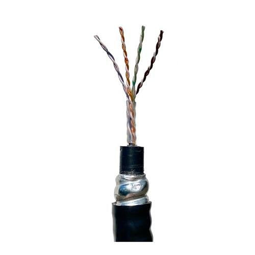 Paige 258802404 GameChanger 22/4pr Solid,C1/D1 Hazardous Location Cable, Non-Plenum, Armored Black Jacket, Sold by the Foot