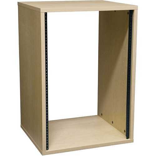 Middle Atlantic MBRK16 MBRK Series Maple Laminate Rack, 17\\" Deep, 26.6\\" Height, 16 RU
