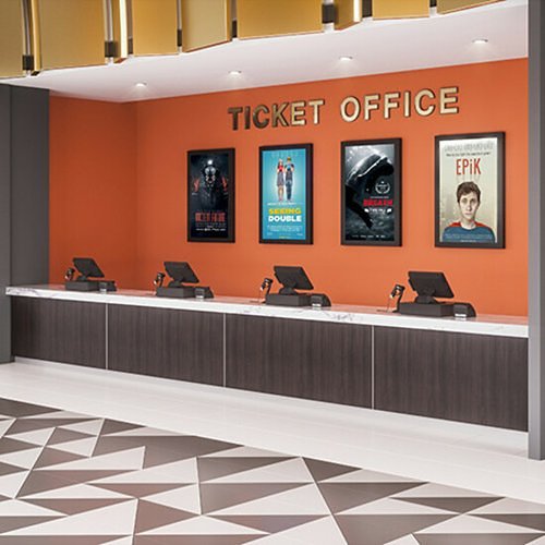 Chief LW55UBP Chief Impact On-Wall Kiosk Portrait 55\\" Black