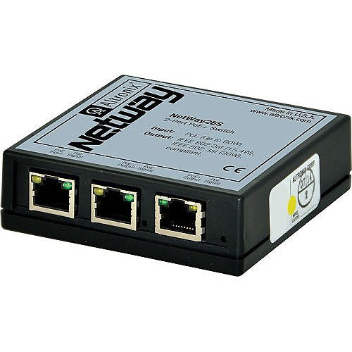 NetWay PoE-Powered 2-Port PoE+ Switch Image of AX-NETWAY2ES