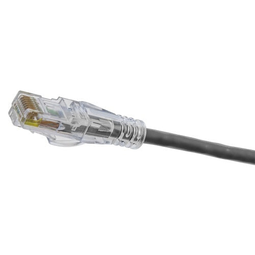 Hubbell HCL6AGY30 NEXTSPEED CAT6A 28-8 Low Diameter Slim Patch Cable, 30\', Gray