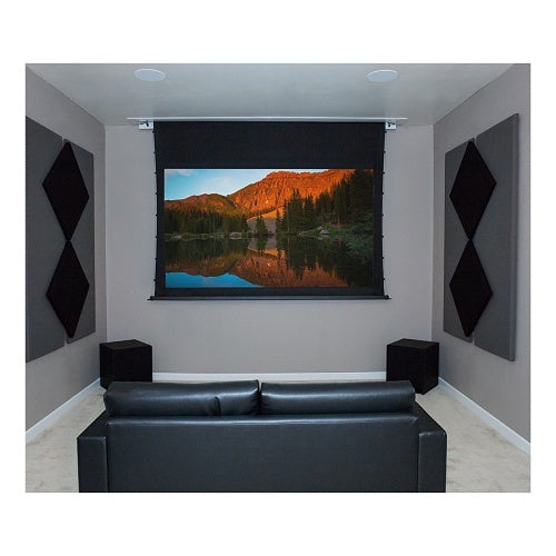 Dragonfly DFRM-TAB-120-UAW 120\\" Recessed Motorized Tab Tension Ultra AcoustiWeave Projection Screen, 16:9