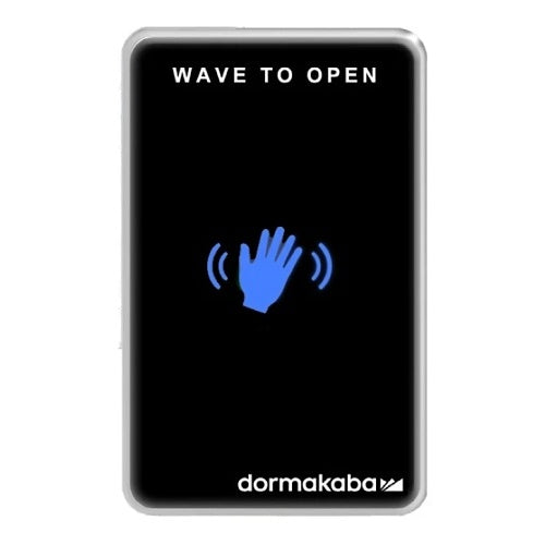 RCI 910TC Touchless Wave-to-Open Switch, Waving Hand Logo, Black