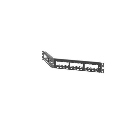 Panduit CPA24BLY 24-Port Angled All Metal Patch Panel
