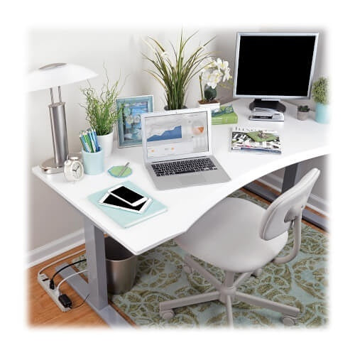 Tripp Lite TLP604 Protect It! 6-Outlet Surge Protector, 4\' (1.22 m) Cord, 790 Joules, Diagnostic LED, Light Gray Housing
