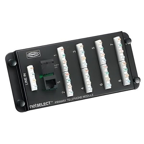 Hubbell NSOPTM8 NetSelect 8-Port Primary Telephone Module