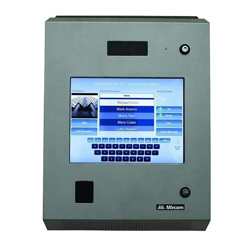 Mircom TX3-TOUCH-S15S-WR-A Surface Outdoor Video Intercom System, Silver, 15\\"