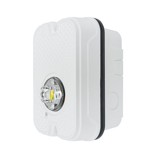 System Sensor SGWKLED-P L-Series Outdoor Compact Wall-Mounted LED Strobe, \\"PLAIN\\", White