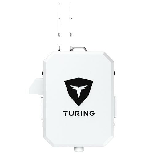 Turing Video SS-KG1-B2S-5G SkyShield Base System, Includes NEMA3R Enclosure with 4-Channel NVR, 5G Router, Heater, Fan, and Strobe Light Pre-Assembled, (2) 3-Year Core AI Licenses