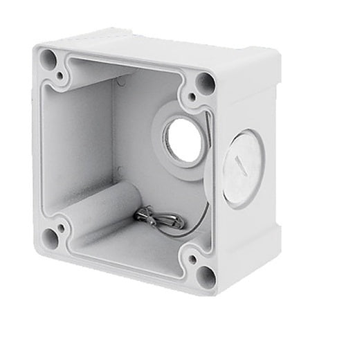 OpenEye OE-CA00JB-02 Outdoor Square Junction Box, White