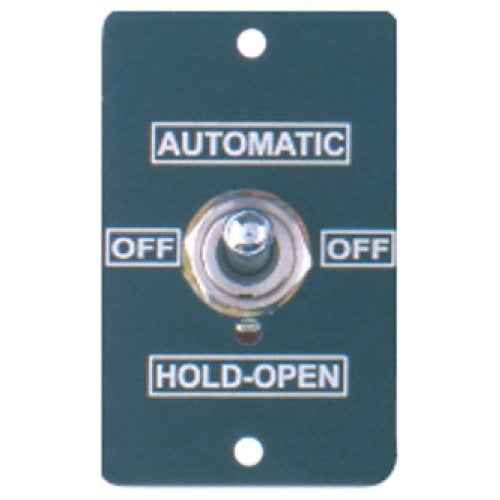 Camden CM-190/31 Mini Aluminum Faceplate, Position Switch, \'On\', \'Off\' and \'Hold Open\'