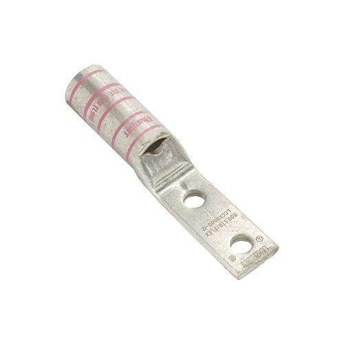 Panduit LCCXN2-14A-E Compression Connector Lug, 2-Hole, #2AWG, Copper