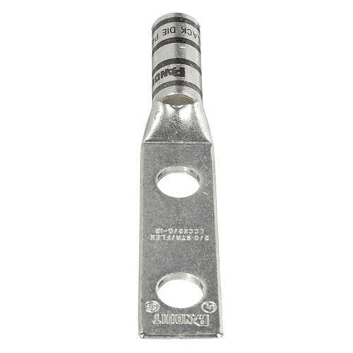 Panduit LCCX2/0-12-X Compression Connector Lug, 2-Hole, 2/0AWG, Copper