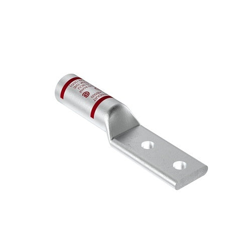 Panduit LAB2/0-12-5 Compression Connector Lug, 2-Hole, 2/0AWG, Aluminum