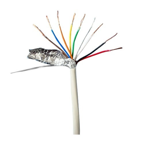 ADI PRO RN-9009110 22/8 Stranded Plenum Shielded Cable, CL3P, 1000\' Express Box, Off White