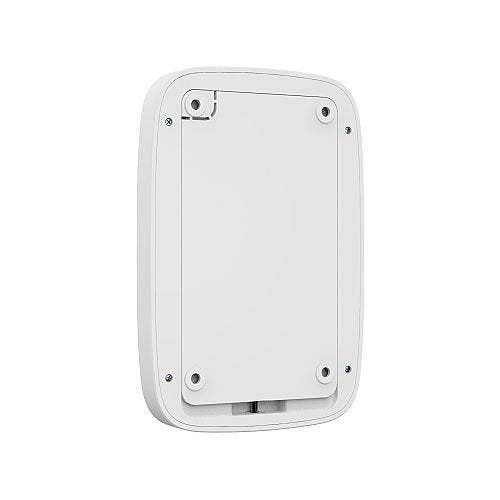 AJAX 42814.12.WH3 KeyPad Jeweller Touch Keypad Supporting Encrypted Contactless Cards and Key Fobs, White
