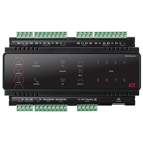 ICT PRT-WX-DIN Protege WX Din Rail Integrated System Controller Image of IN-PRTWXDIN