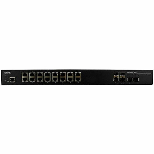 Lantronix SISPM1040-3166-L-OZ Managed Hardened POE+ Network Switch with 16 10/100/1000BA Ports