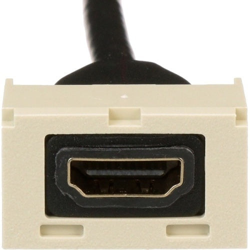 Panduit CMHDMITEI Pan-Net HDMI 2.0 Coupler Module with Pigtail, Electric Ivory