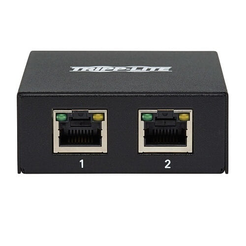 Eaton Tripp Lite B140-002 2-Port DVI over CAT5/6 Splitter / Extender, Box-Style Transmitter for Video, DVI-D Single Link, 200\' (60m)