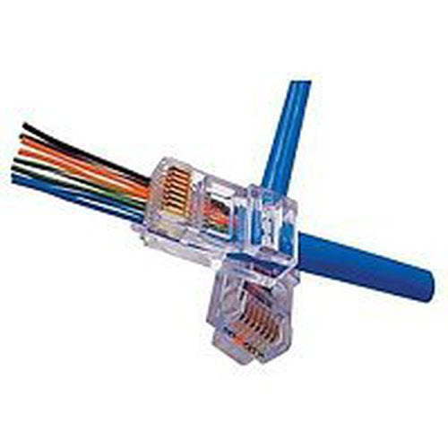 Platinum Tools 202003J EZ-RJ45 CAT5, CAT5e Connectors, 100-Pack