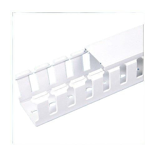Panduit NNC37X50WH2 Panduct Metric Wiring Duct, Halogen-Free, 37mm x 50mm x 2m, White