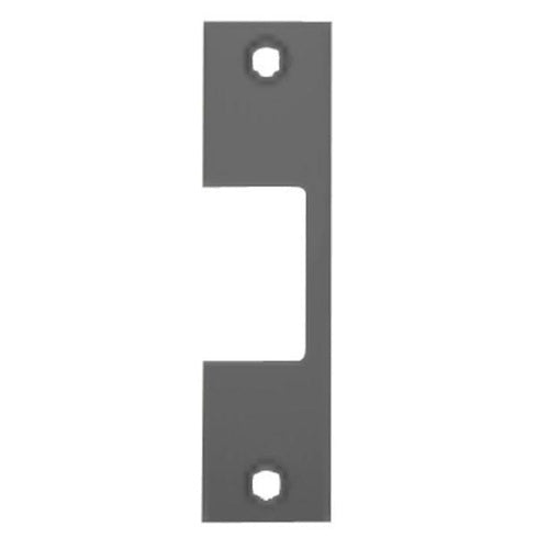 HES J-BLK 1006 Series Electric Strike Faceplate, 4-7/8\\"H x 1-1/4\\"W, Black