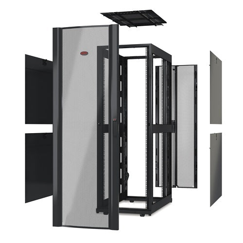 APC AR3100X609 NetShelter SX, Server Rack Enclosure, 42U, without Sides, 1991 600 1070 mm, Black