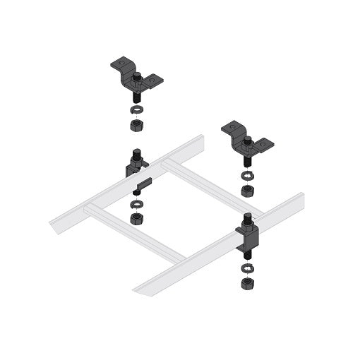 Middle Atlantic CLH-5/8CHK Cable Ladder Ceiling Kit, 0.625\\" Height
