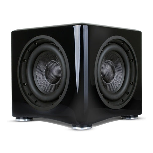 Episode ES-SUB-TRP8-300-BLK Triple Series 8" Passive Radiator Subwoofer, Black