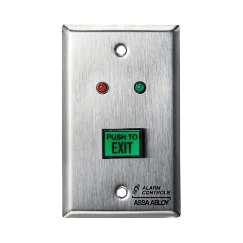 Alarm Controls TS-5 Request Exit, 1/2\\"  Illuminated Push Button, Red, Blue