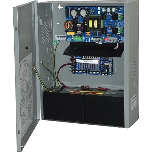Altronix EFLOW104NK8QP Networkable Dual Output Power Supply Charger, Fuse Outputs, 12VDC 24VDC, 120VAC, BC400 Enclosure