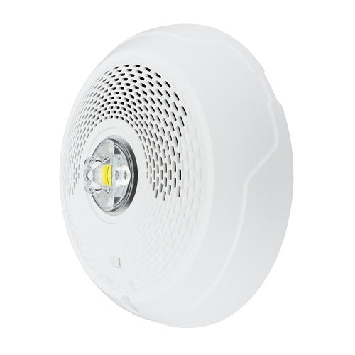 System Sensor SPSCWLED-P L-Series Indoor Speaker Ceiling-Mounted LED Strobe, \\"PLAIN\\", White