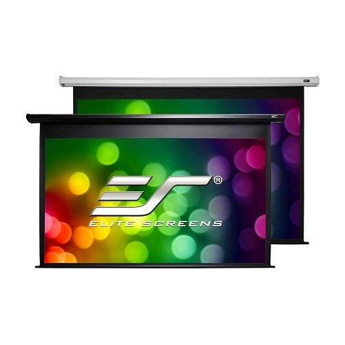 Elite Screens VMAX150XWH3 VMAX 3 Series Electric Motorized Projection Screen, White