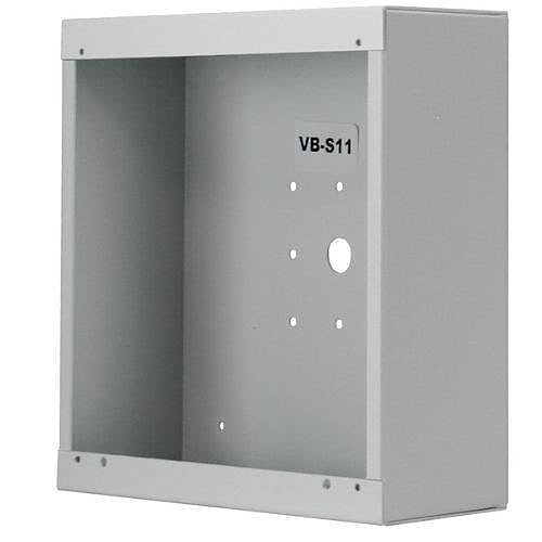 Valcom VB-S11 Indoor Surface Backbox for Square Speaker Faceplates, White