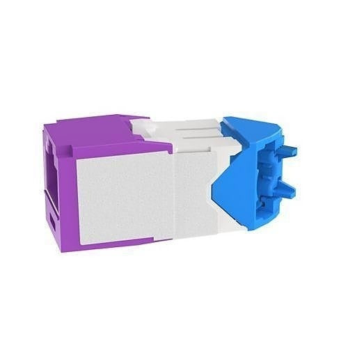 Panduit CJLR6X88TGVL CAT6A Left/Right 45 Degree Wirecap Jack TG