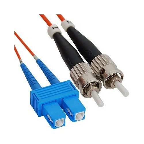 ICC ICFOJ9C707 SC-ST Duplex Multimode 50/125 (OM2) Fiber Optic Patch Cable, m, Orange