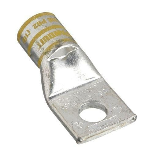 Panduit LCAX250-12-X Compression Connector Lug, 1-Hole, 250kcmil, Copper