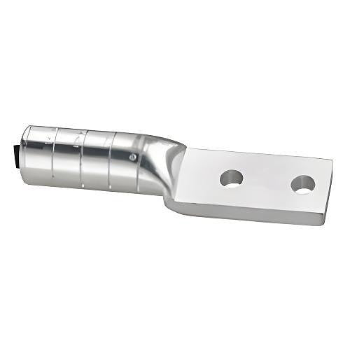 Panduit LAB3/0-12-5 Compression Connector Lug, 2-Hole, 3/0AWG, Aluminum