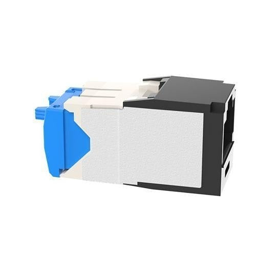 Panduit CJK6X88TGBL Mini-Com CAT6a UTP RJ45 TG Keyed Jack Module, Black