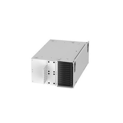 Panduit FDFUE4GY FlexCore Front‑Access Fiber Enclosure, 4RU, Gray