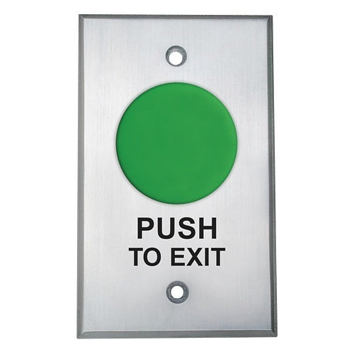 Camden CM-4000G/7 Green Mushroom Button, Normally Open, Momentary