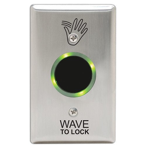 Camden CM-331/43S-SGLR 1-Relay Touchless Switch, Single Gang, Light Ring, Stainless Steel
