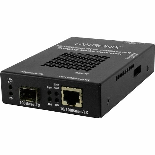 Lantronix SBFTF1040-105-BR 10/100BTX to 100BFX 802.3ah Bridge, 1-Pack