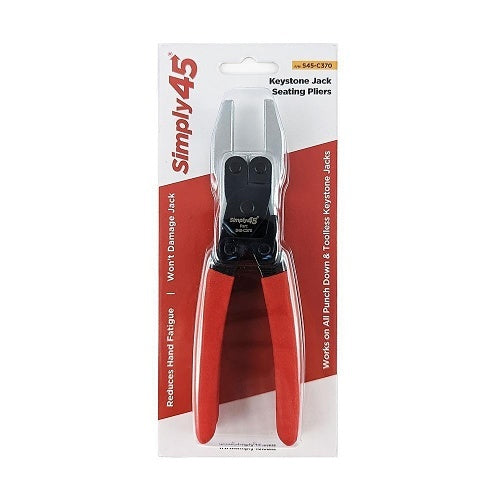 Simply45 S45-C370 Keystone Jack Seating Plier for Toolless Jacks